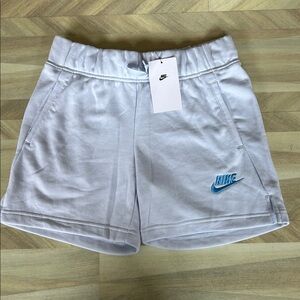 Nike light blue Shorts with Blue Emblem